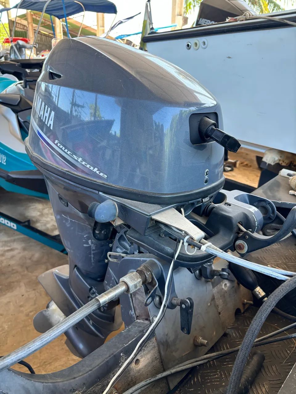 Motor Yamaha 20HP - 4 tempos - Foto 4