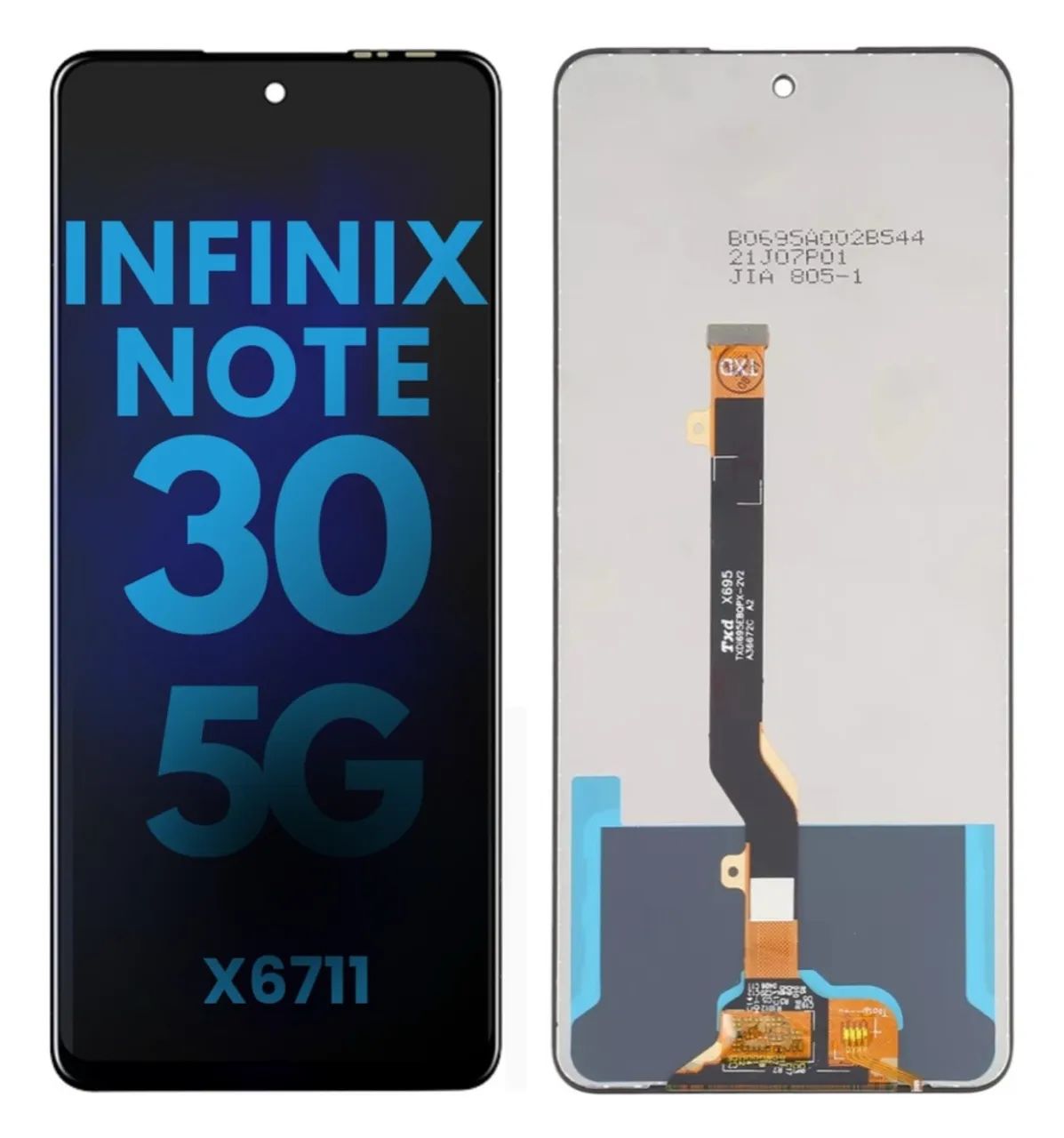 Tela frontal note 30 5g nova infinix 