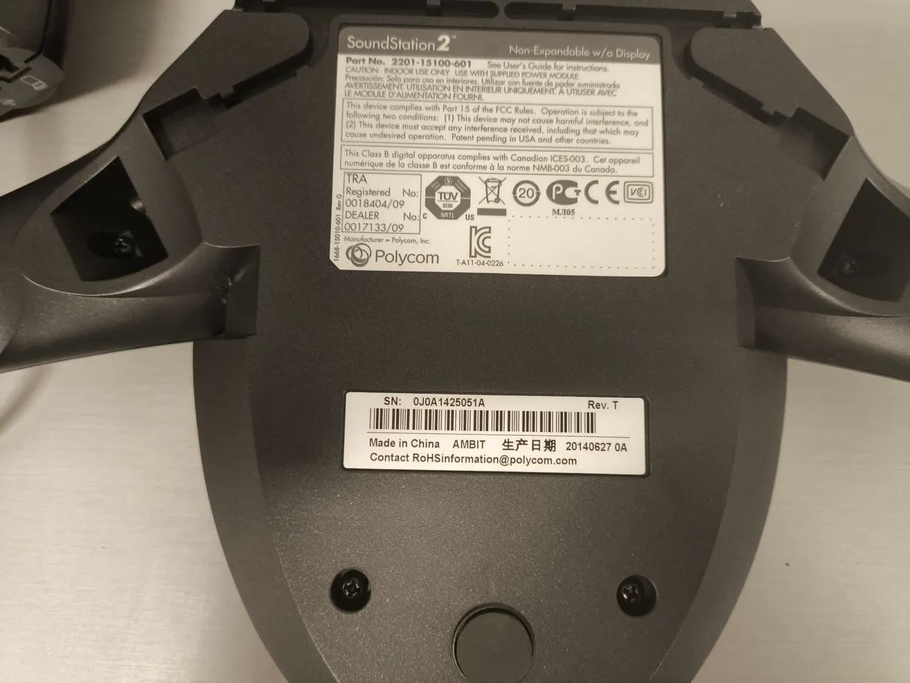 Aparelho De Audioconferência Soundstation 2 Sem Visor - Foto 5
