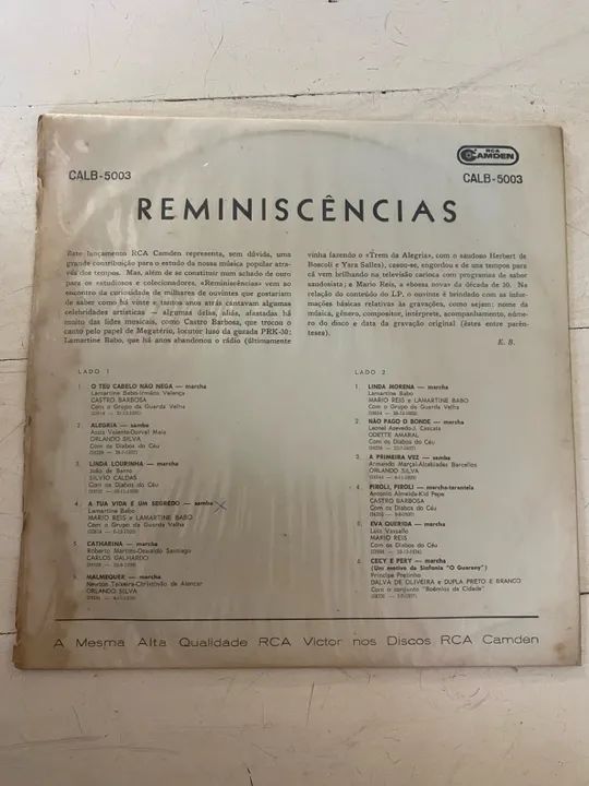 Disco de Vinil - Reminiscências - Foto 2
