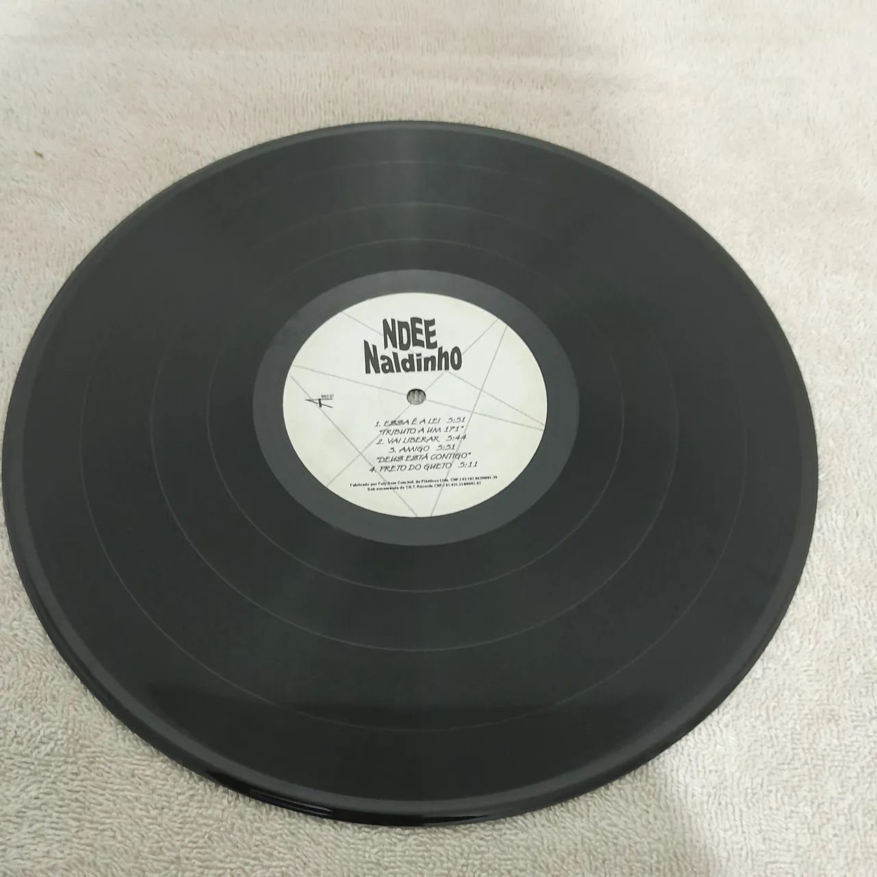 Lp ndee naldinho preto do gueto 1 prensagem independente  - Foto 3