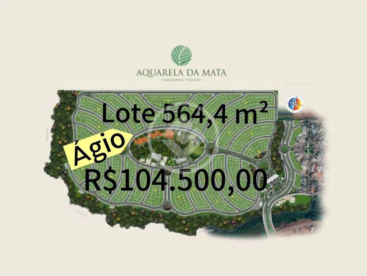 TERRENO 564,4 M² CONDOMÍNIO AQUARELA DA MATA SINOP-MT codigo: 103932