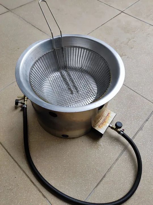 Fritadeira/Tacho em inox 4 Litros - Foto 2