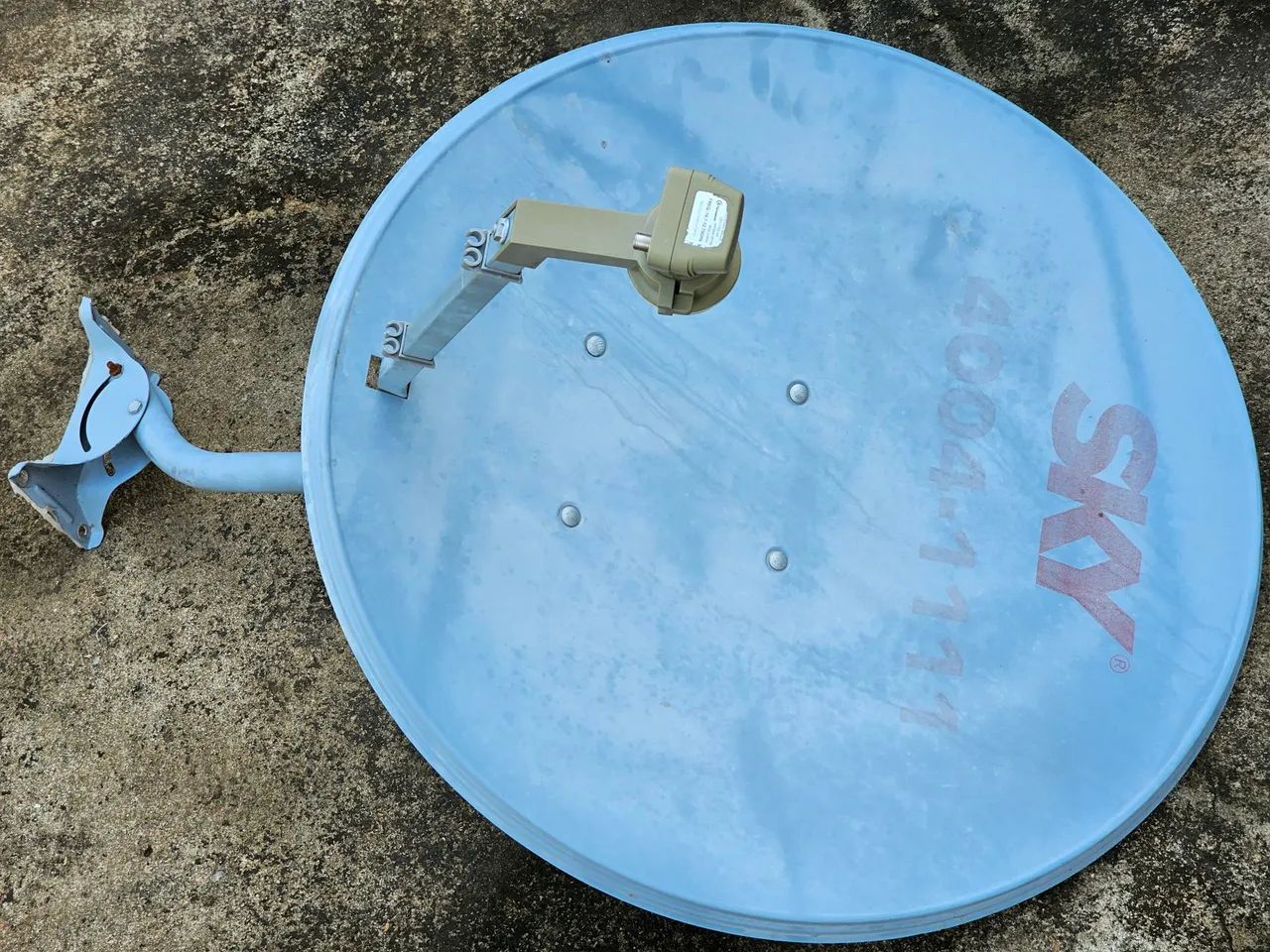 Antena Sky sinal digital com lnbf e cabo