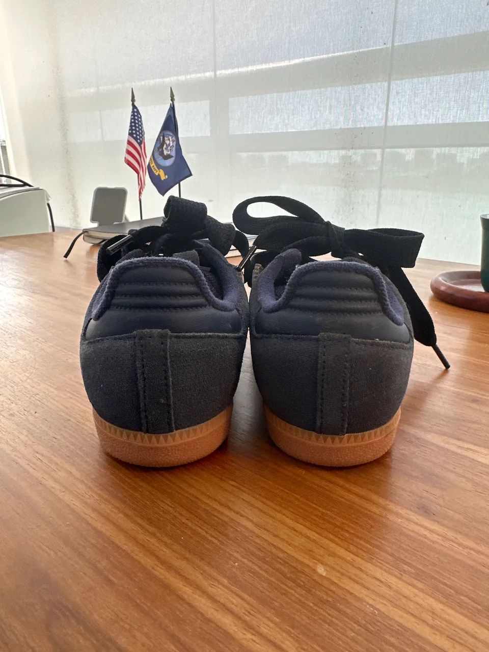 Tênis Adidas Samba azul TAM 35 - Foto 4