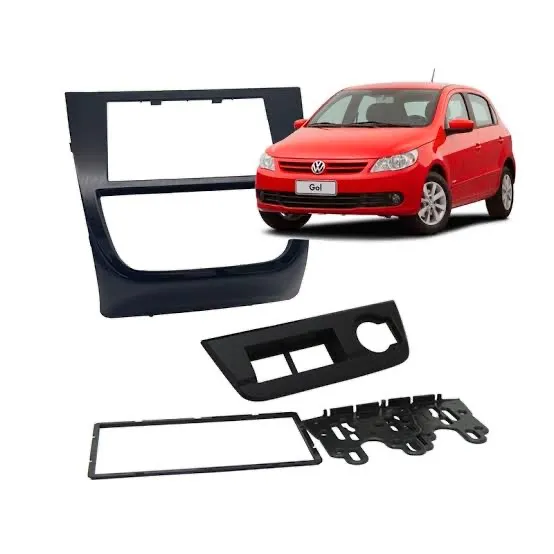 MOLDURA 2 DIN GOL G5/SAVEIRO/VOYAGE PRETA P.CH.JA- FIAMON