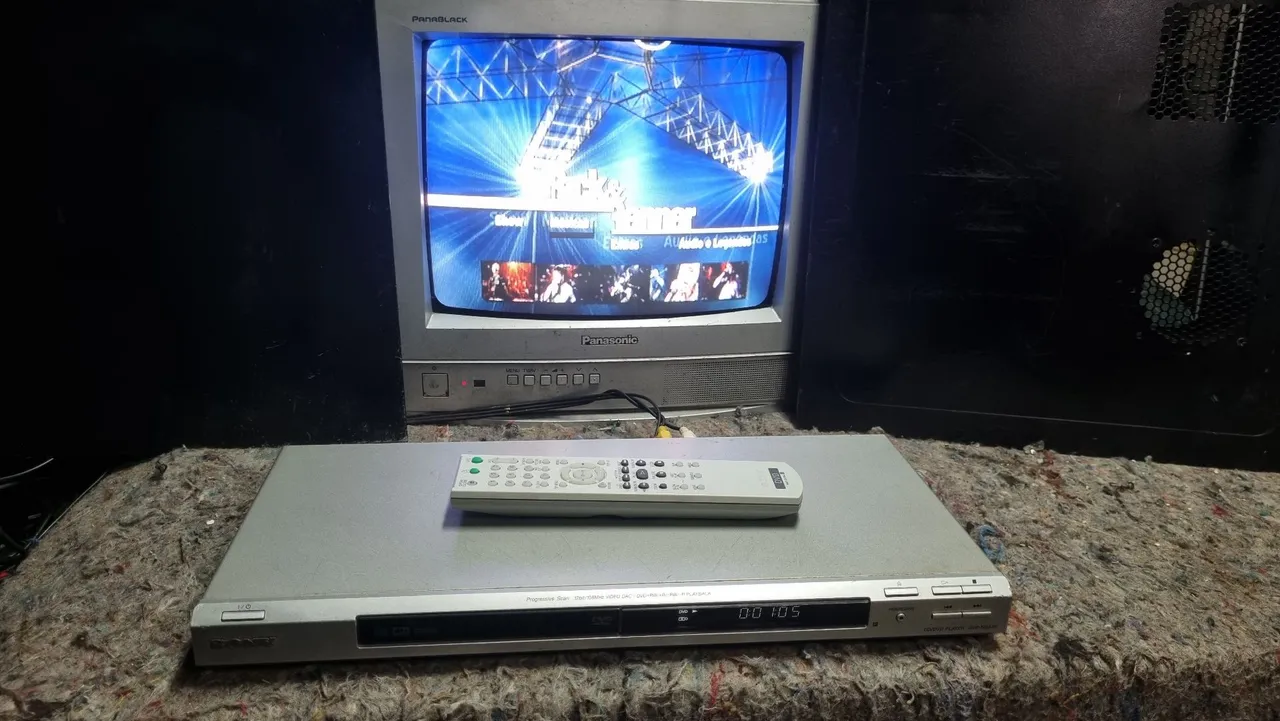 DVD Player Sony Mod: Dvp-ns43p,funciona,com Controle Remoto (Usado