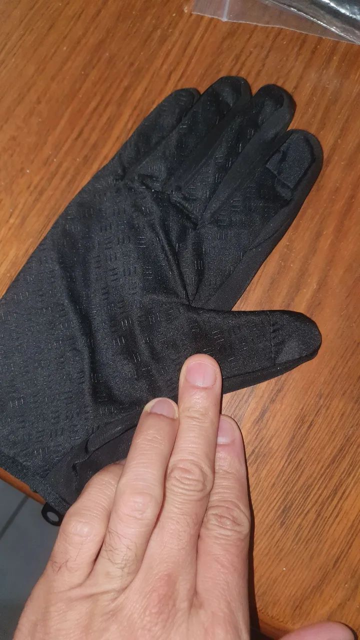 Luvas de Inverno semi impermeáveis com Ziper tam. G - Foto 3