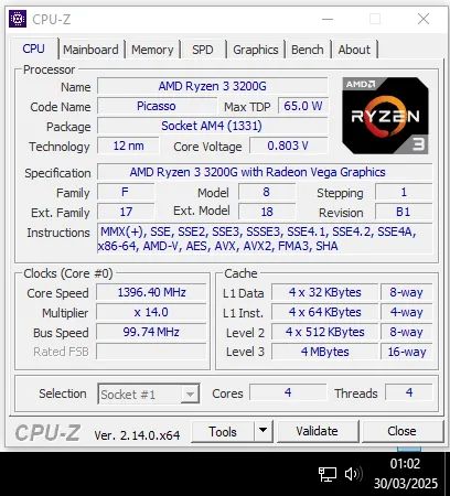 Processador Amd Ryzen 3 3200g - Foto 2