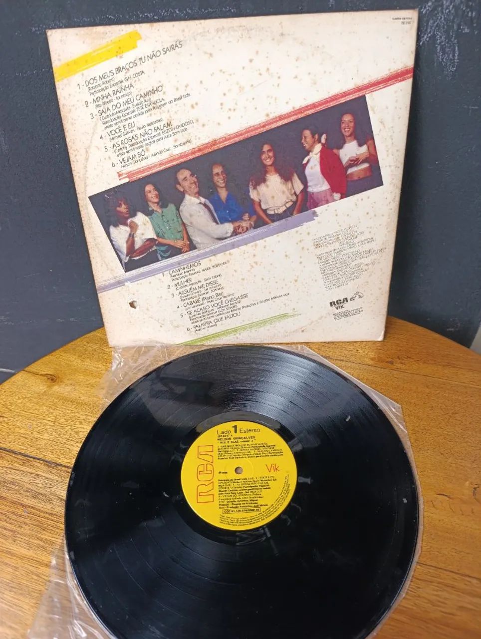 LP DISCO VINIL NELSON GONÇALVES ELE E ELAS VOL. II RCA VIK 1986<br> - Foto 3
