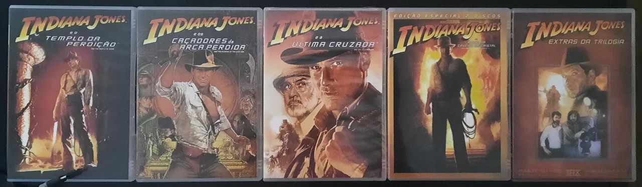 COLETÂNEA 4 DVDS INDIANA JONES