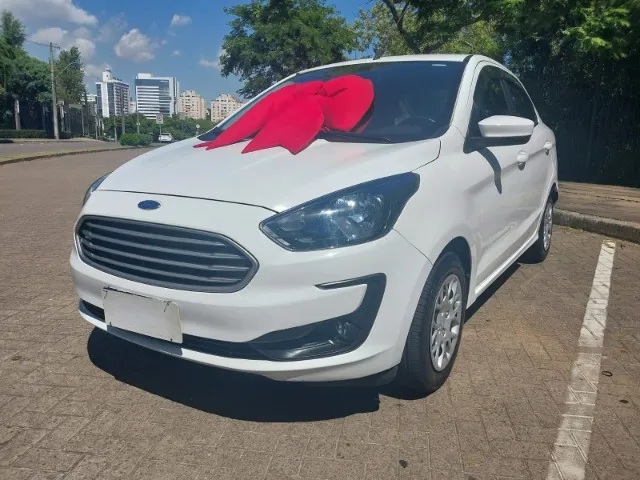 2020 Ford Ka Sedan Completo Top Baixa Km iPVA Pago Financio/Avalio Troca