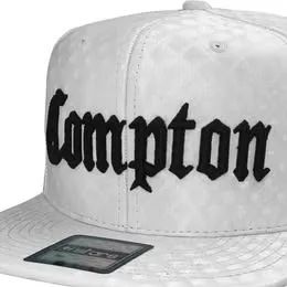 Boné E-STARS Compton aba reta Branco - Foto 5