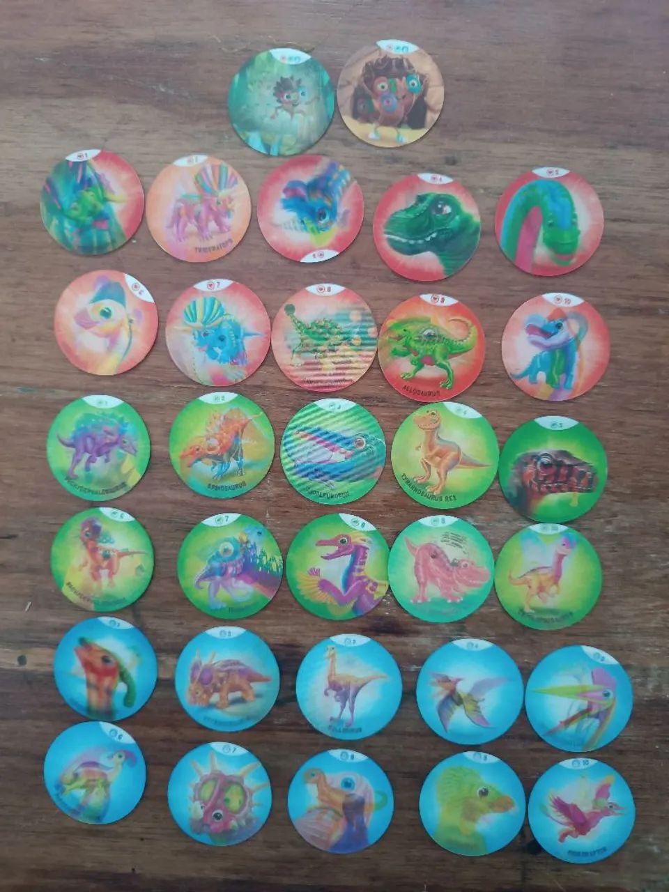 Coleção Tazos ozmo completa 
