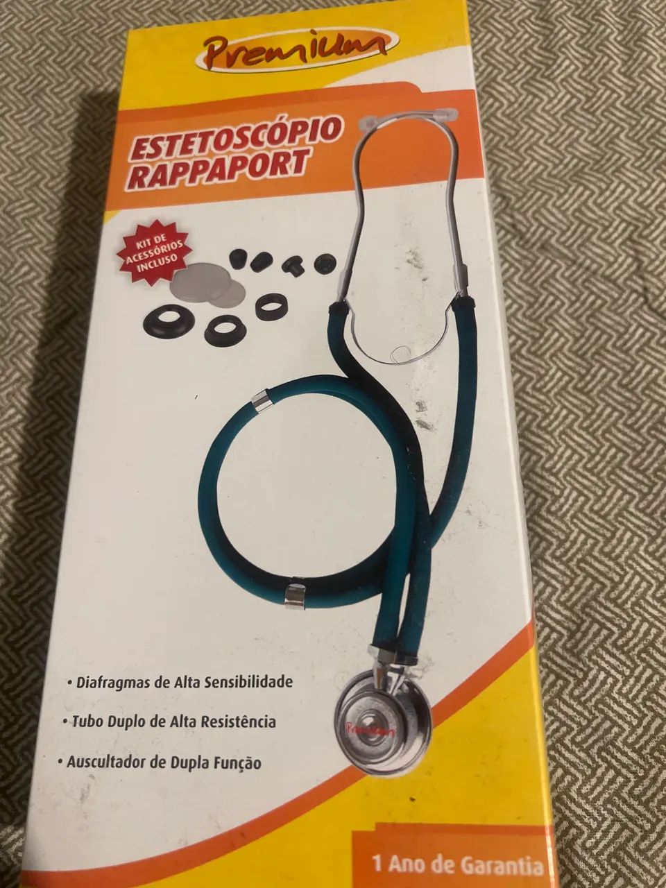 ESTETOSCÓPIO + ESFIGMOMANÔMETRO PREMIUM - Foto 4