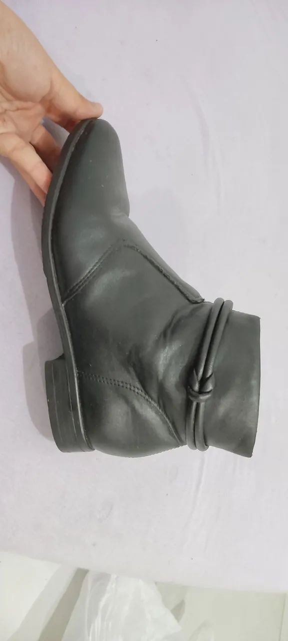 Bota de couro preta - n°37 - Foto 2