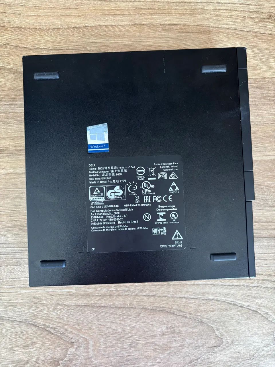 Computador Mini CPU desktop Dell Core I3 16GB 466GB SSD Windows 10 - Foto 4
