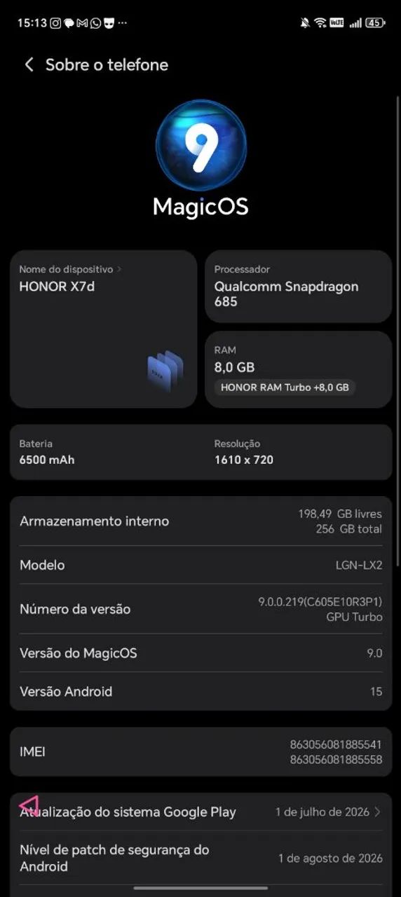 Honor X7D 4G 8 Ram - Foto 2