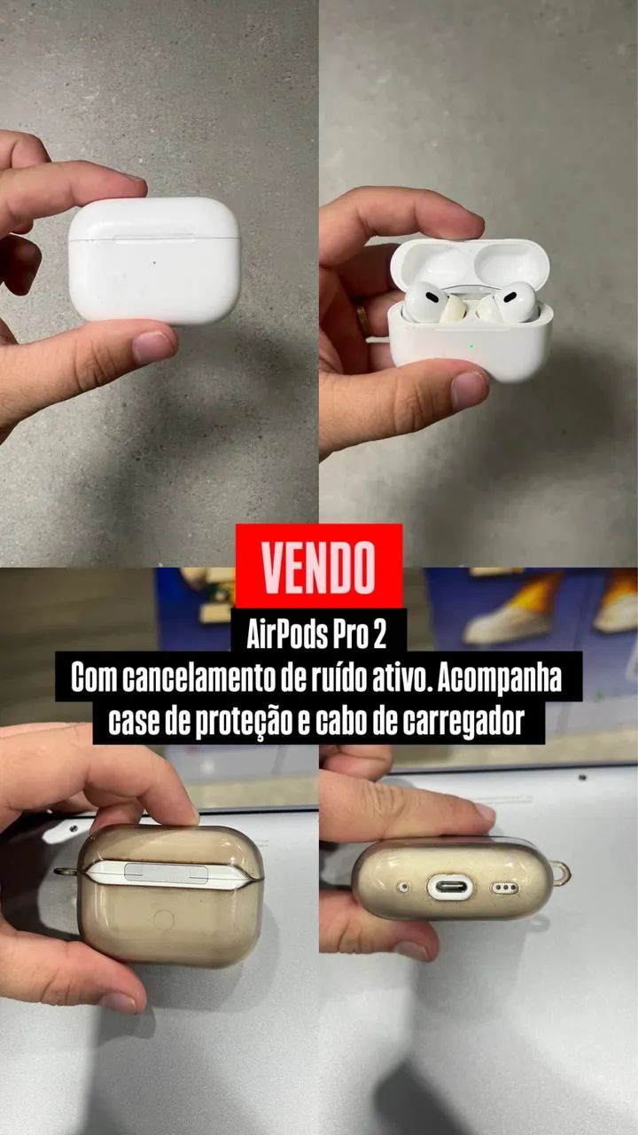 AirPods Pro 2 - cancelamento de ruído  - Foto 2
