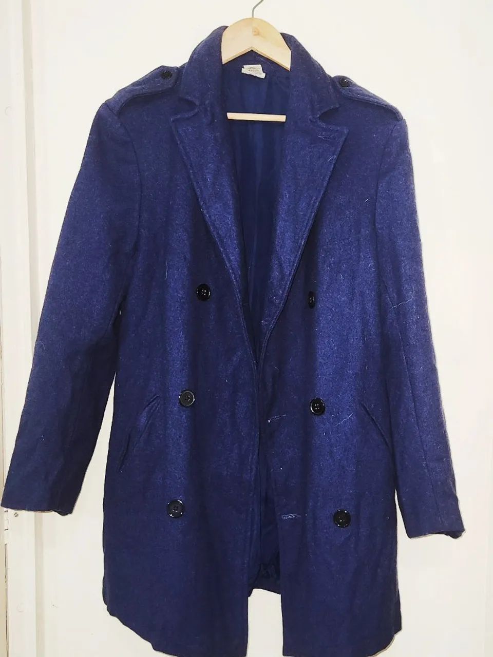 Casaco blazer de lã tamanho g