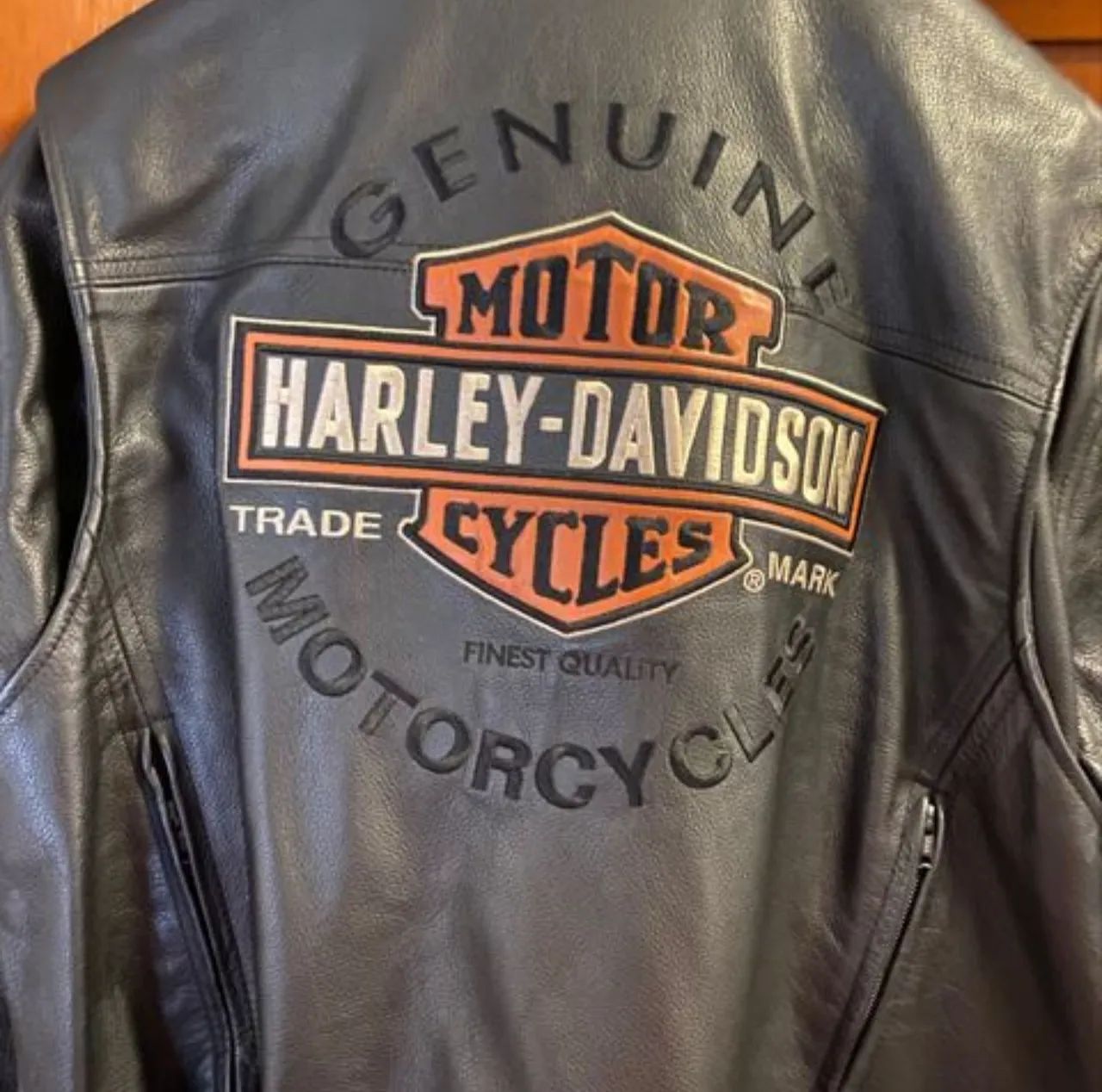 Jaqueta de couro harley davidson. - Foto 2