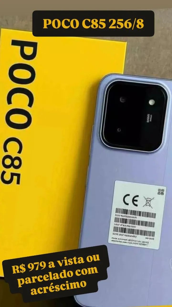 POCO C85 256/8ram - Foto 4