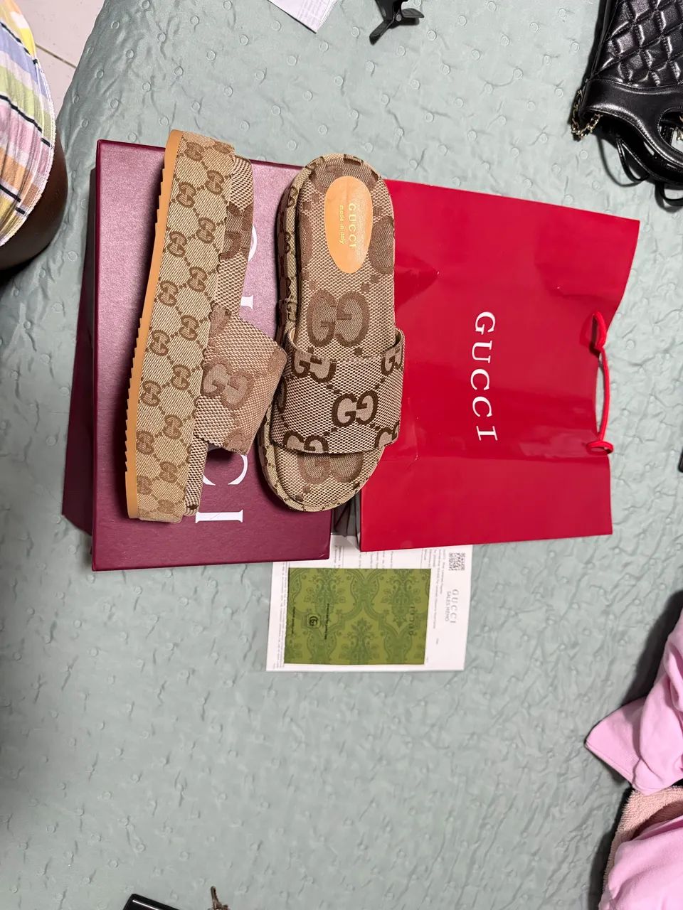Papete/Sandalia Gucci - Foto 2