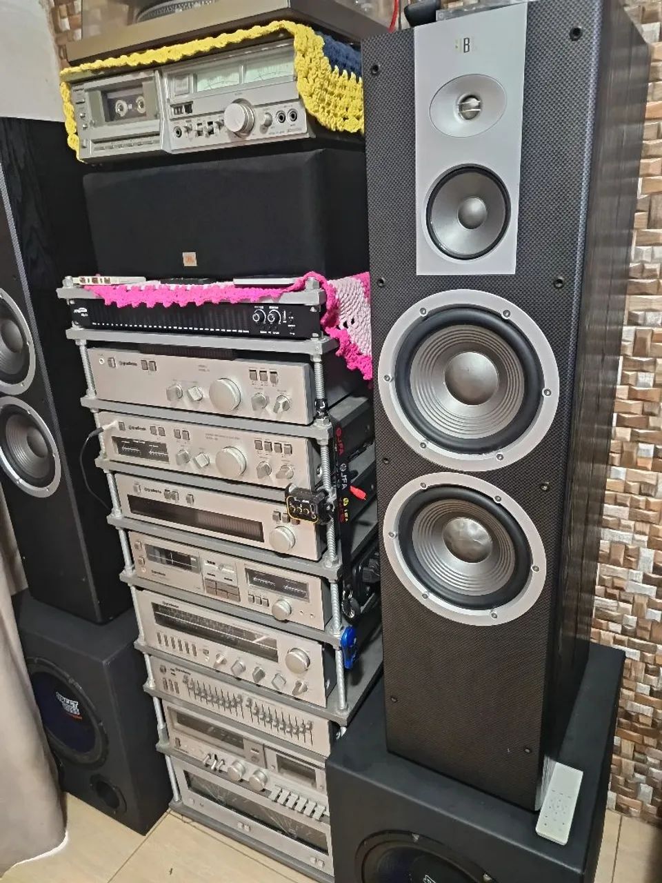 Conjunto de som gradiente e jbl - Foto 4