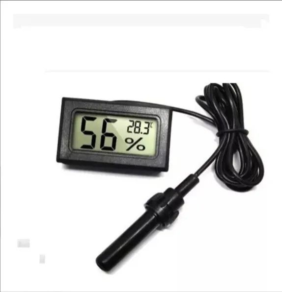 Chocadeira Termo-higrômetro Termômetro Terrário Estufa - Foto 4