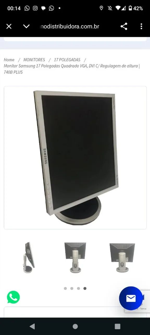 MONITOR SAMSUNG 20 POLEGADAS  - Foto 4