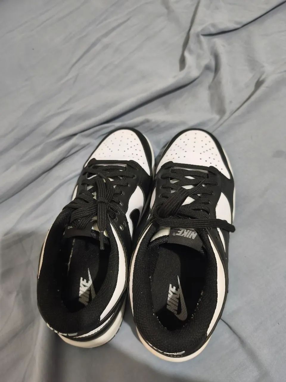 Nike Dunk Low Preto e Branco Original - Usado 2x - Impecável