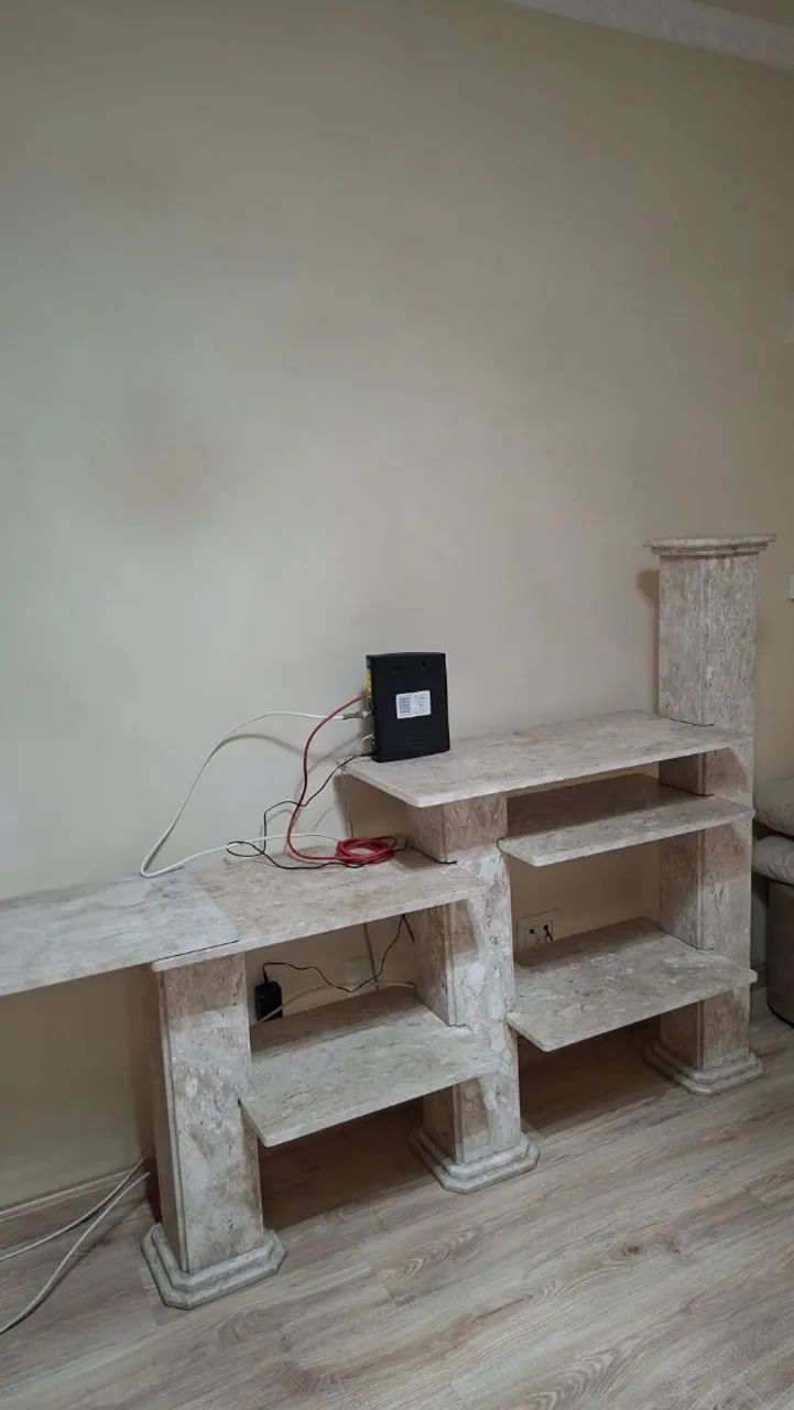 2 estantes de sala impecaveis c/torre - Foto 3