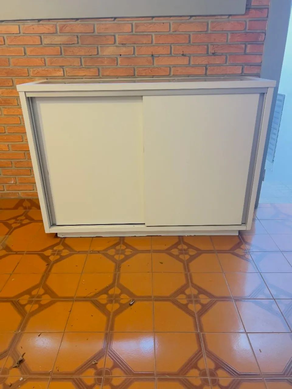 Oportunidade balcão expositor com vitrine de vidro 