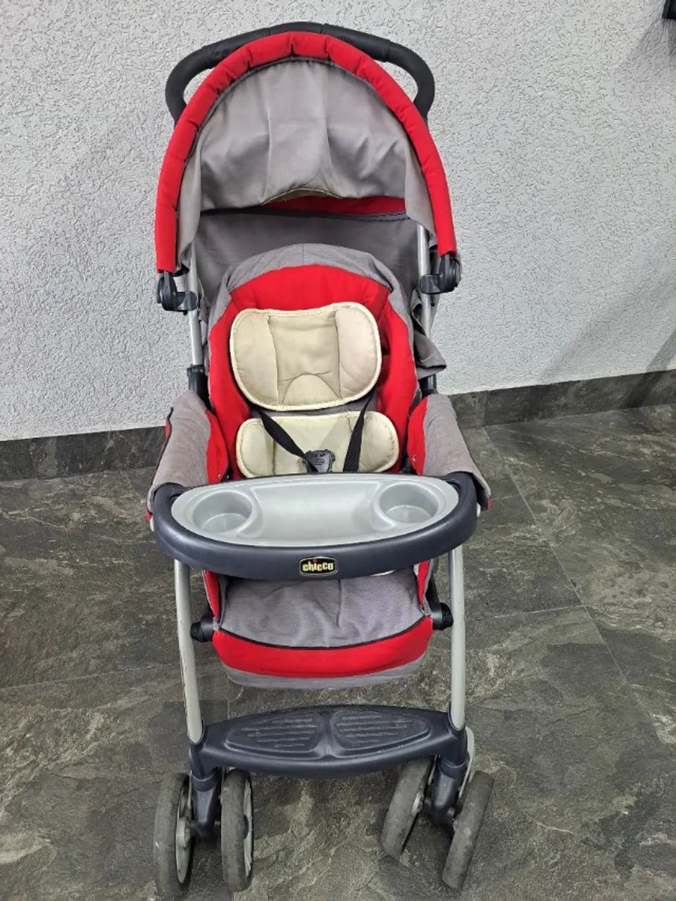 CARRINHO DE BEBÊ COMPLETO CHICCO  (CARRINHO+ BEBÊ CONFORTO +BASE PARA CARRO) - Foto 3