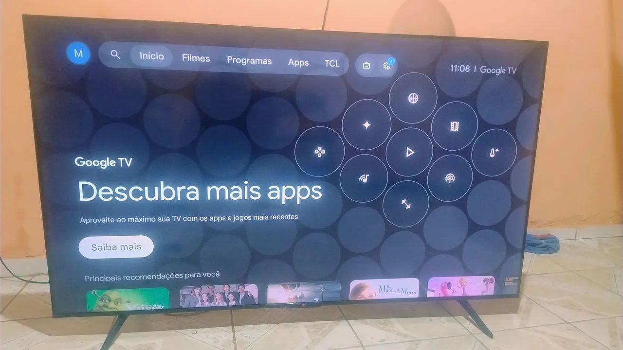 SMART TV TCL 65" ANDROID 4K COM BORDA INFINITA  - Foto 5