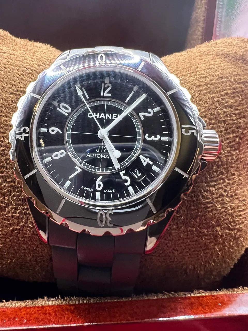 Chanel J12 Automatic - Cerâmica Preta 38mm, Automático . Raridade