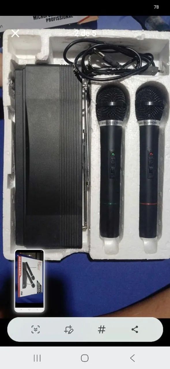 Microfone sem fio - Foto 2