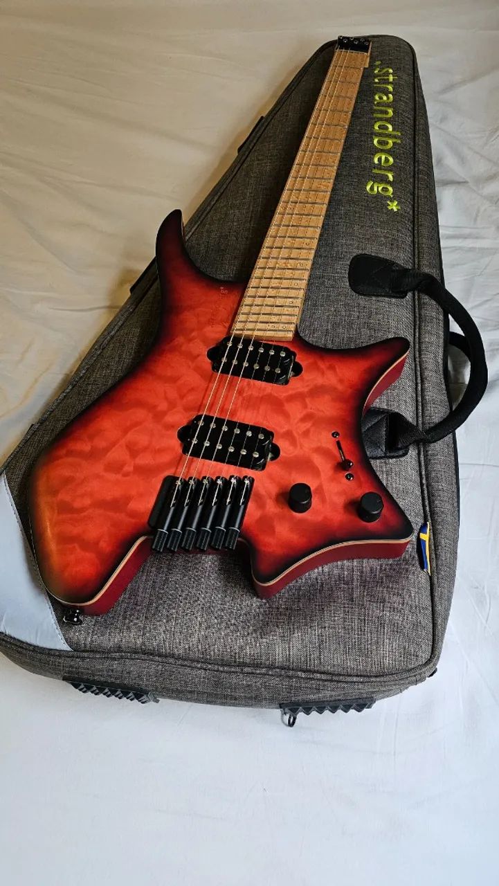 Guitarra Strandberg Boden Original NX6 Autumn Red - Instrumentos