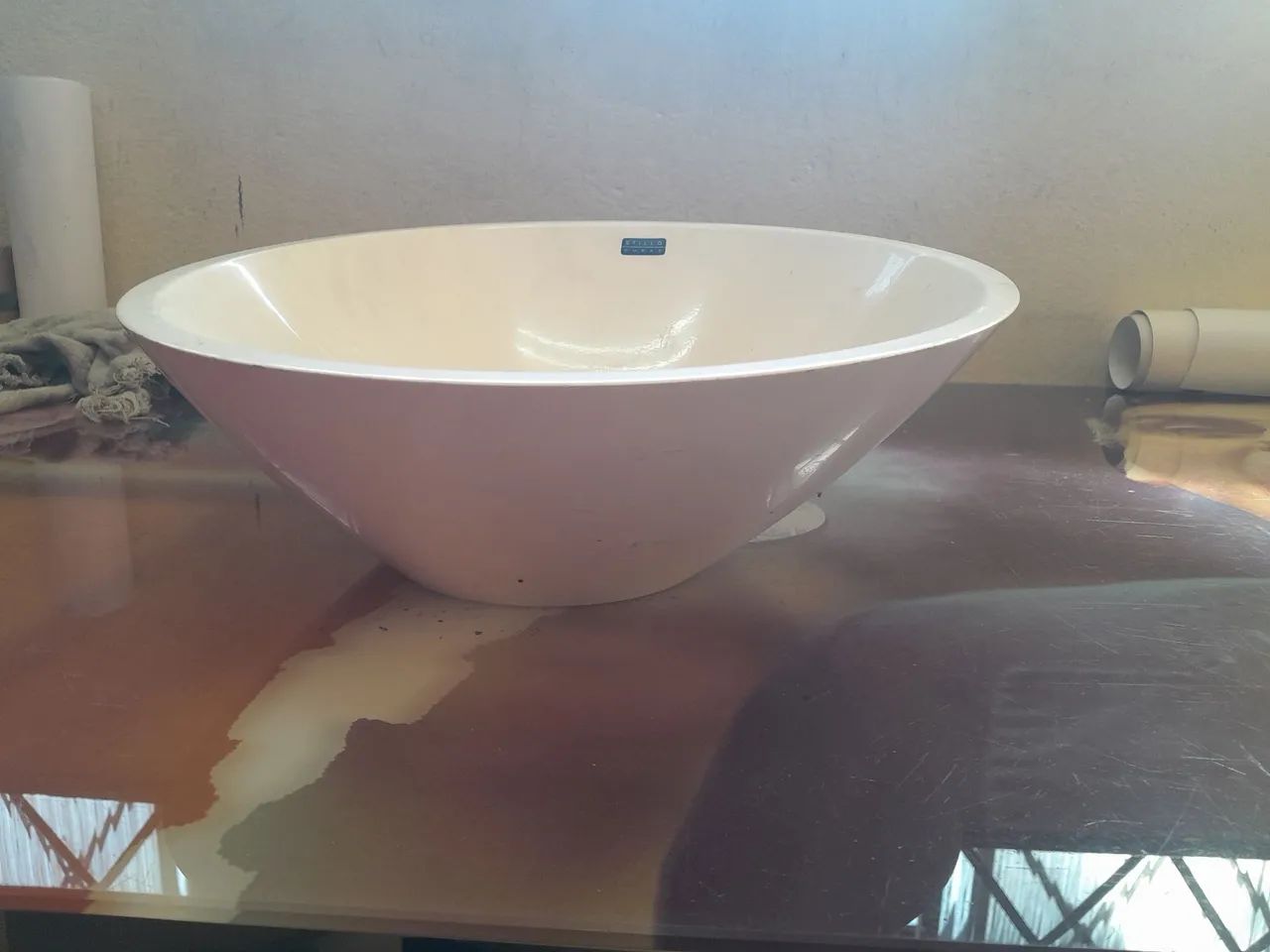 Pia de ceramica branca445639187770920961