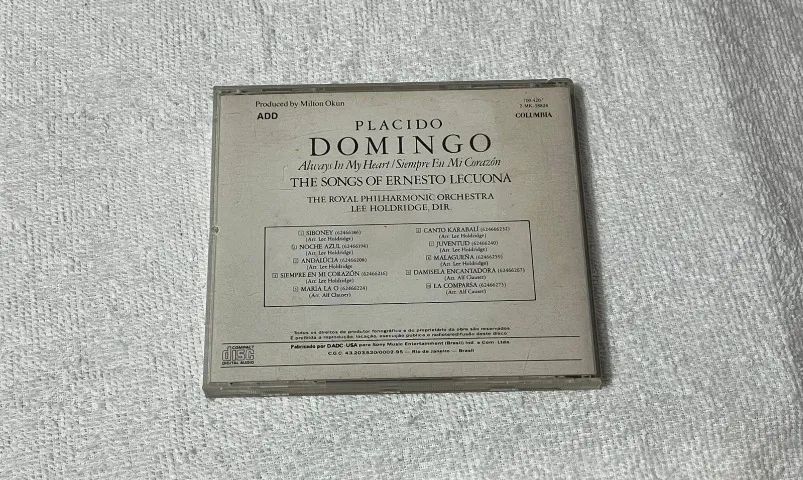 CD Placido Domingo ¬ - Always In My Heart - Foto 3