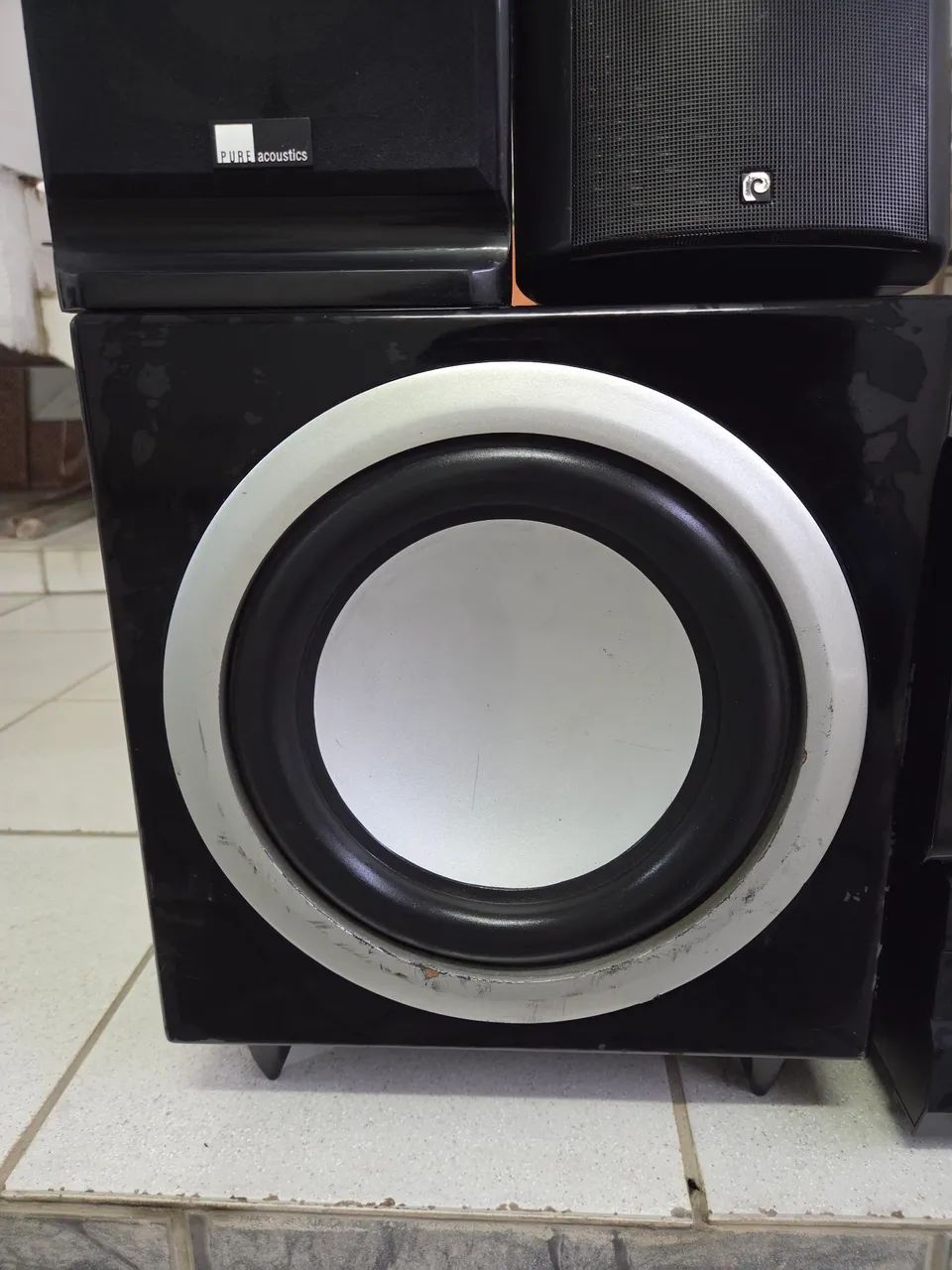 Receiver Onkyo com caixas de som e Sub PURE acoustics - Foto 3