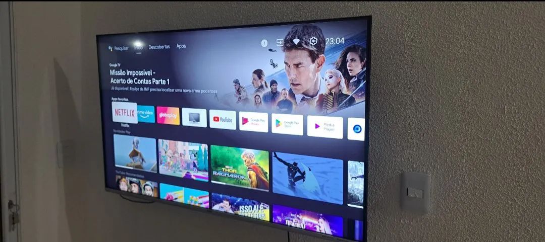 Smart tv Philips 60 4k telão 