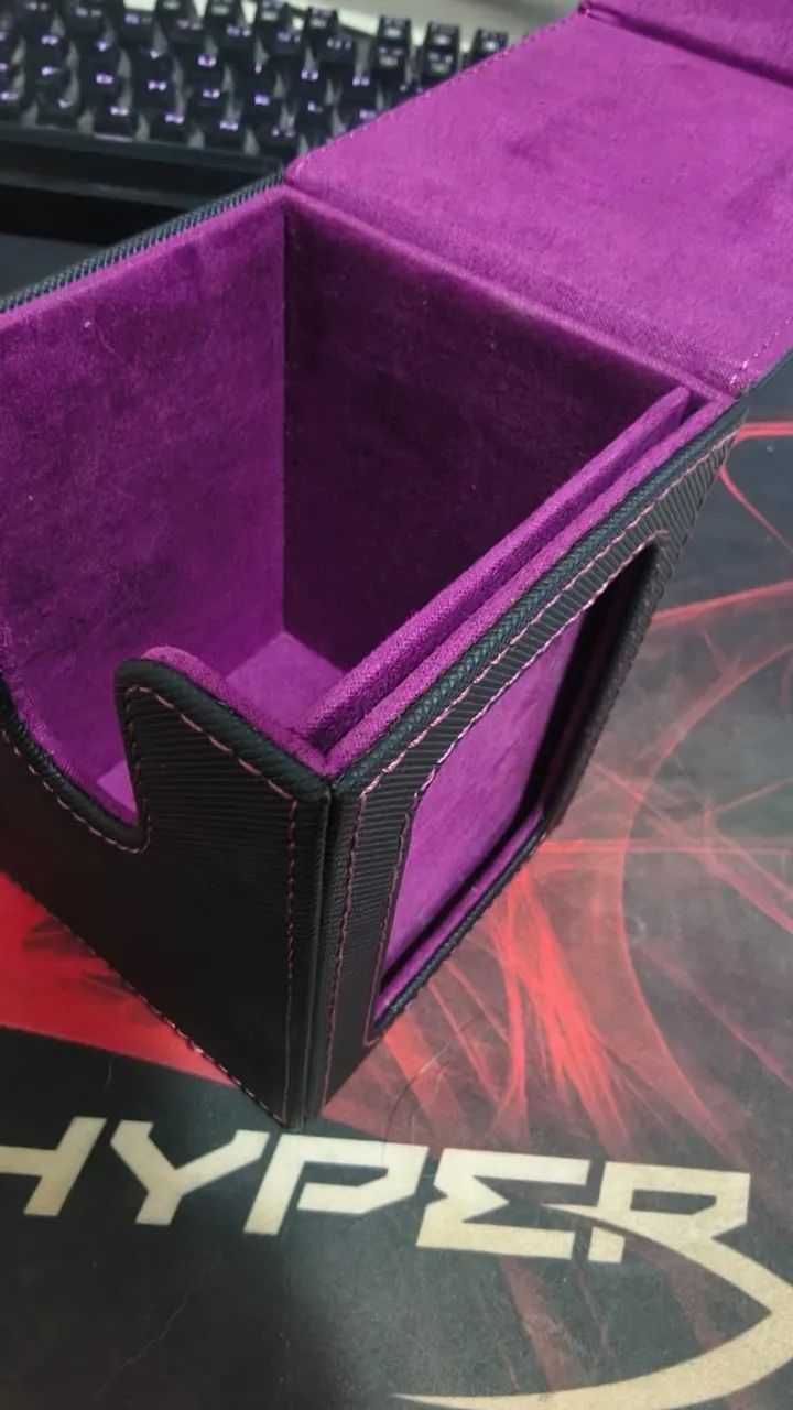 Caixa para cartas TCG/CCG - Roxo - Foto 3