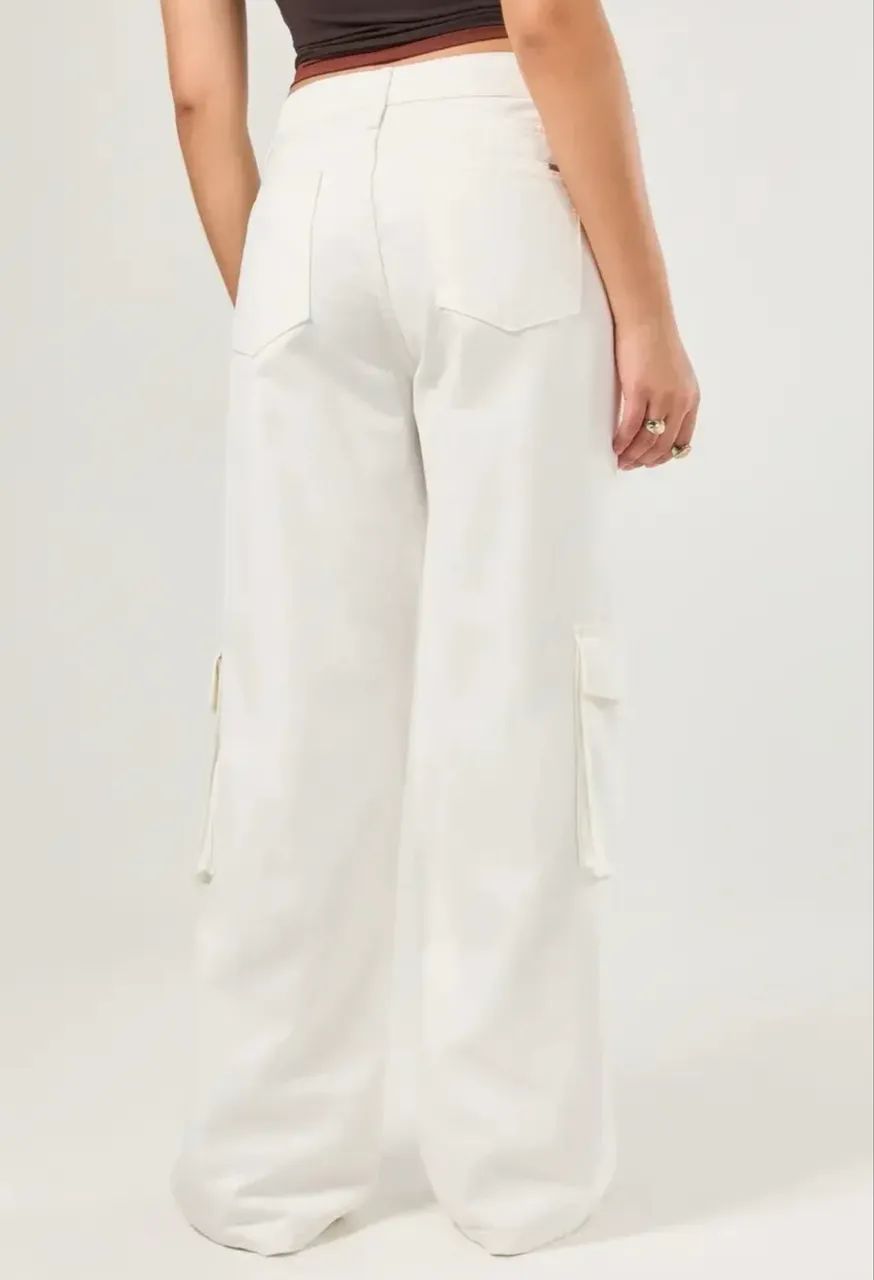 Calça branca youcom tamanho 34 - Foto 2