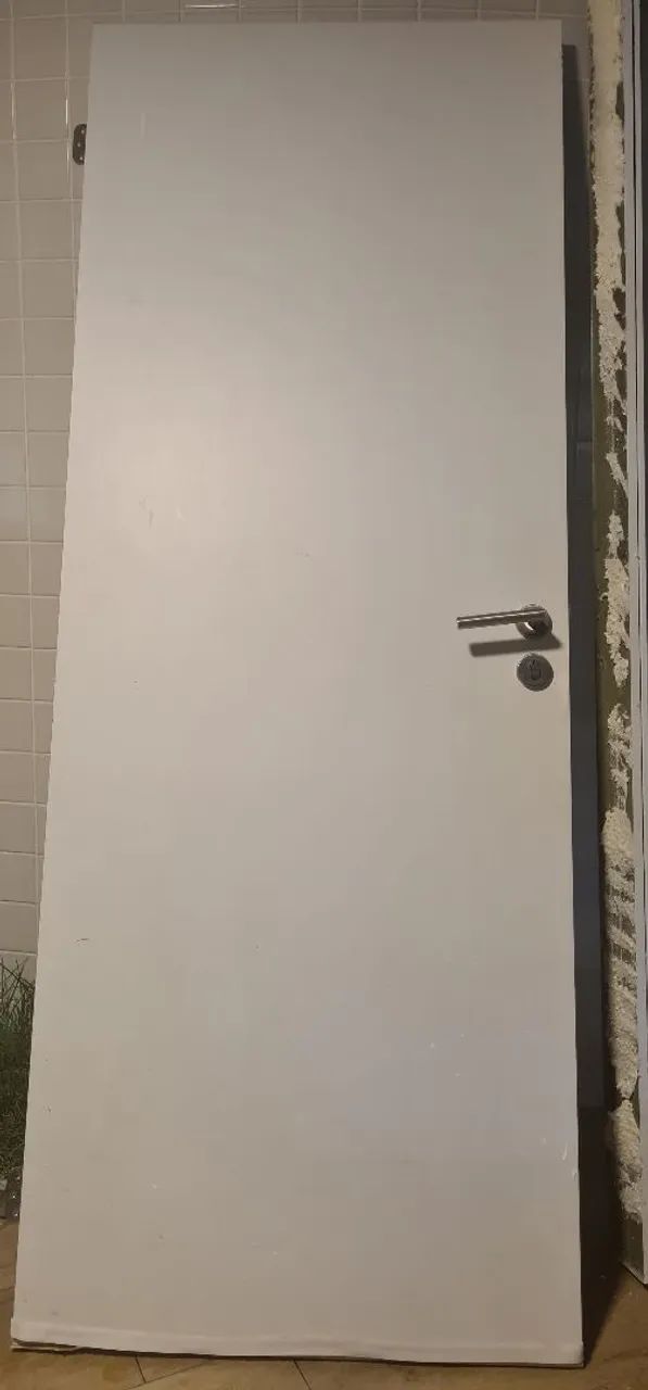 Porta Ecológica 2,08x0,80m Completa Branca
