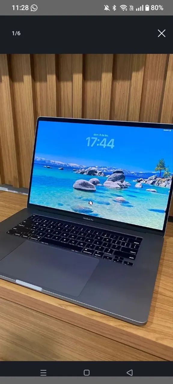 MacBook pro 2019 i7 16gb 512GB SSD EM ATÉ 10x no cartão