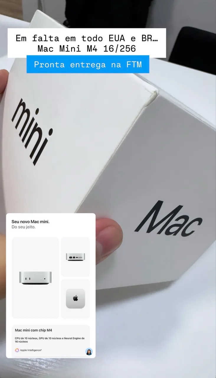 Mac mini M4 512 Giga lacrado - Computadores e Desktops - Nova