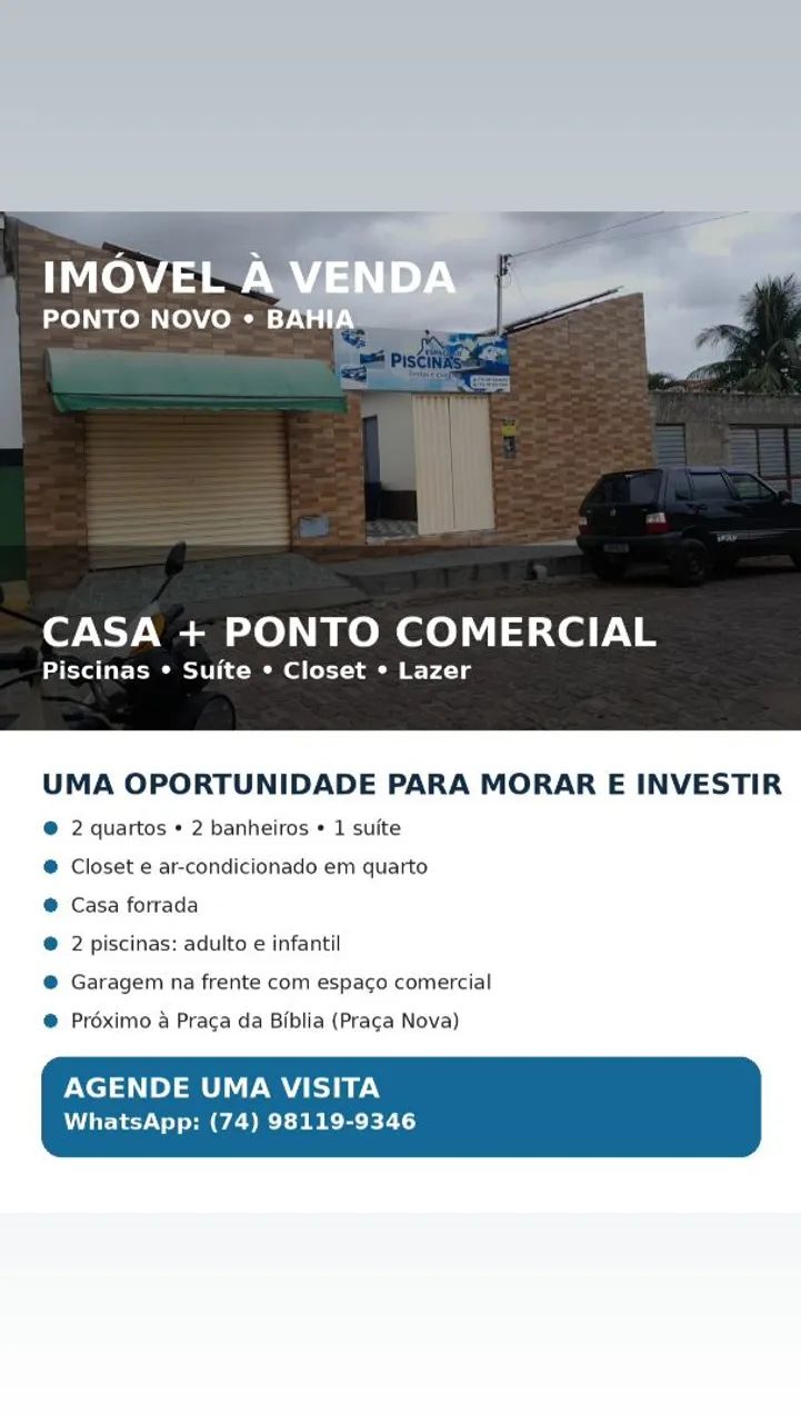 Oportunidade para quem quer morar e investir