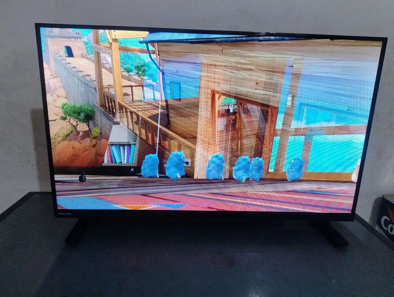 Tv Toshiba 32 polegadas smart borda infinita na garantia ainda  - Foto 3