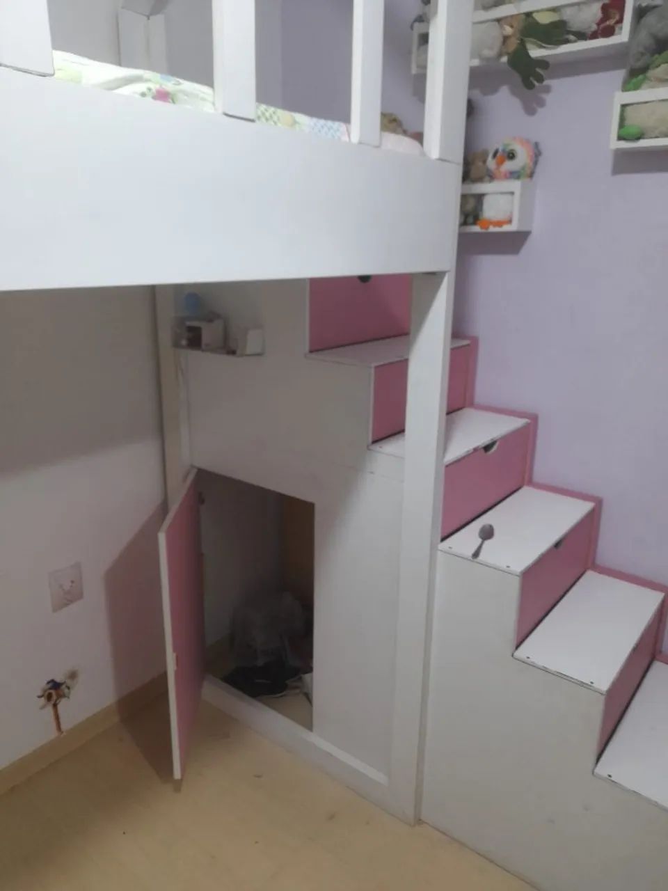 Cama suspensa casinha menina/menino - Foto 4